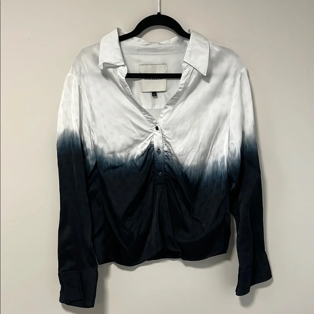 NWOT Herskind  Ombre Blouse - Picture 2 of 6